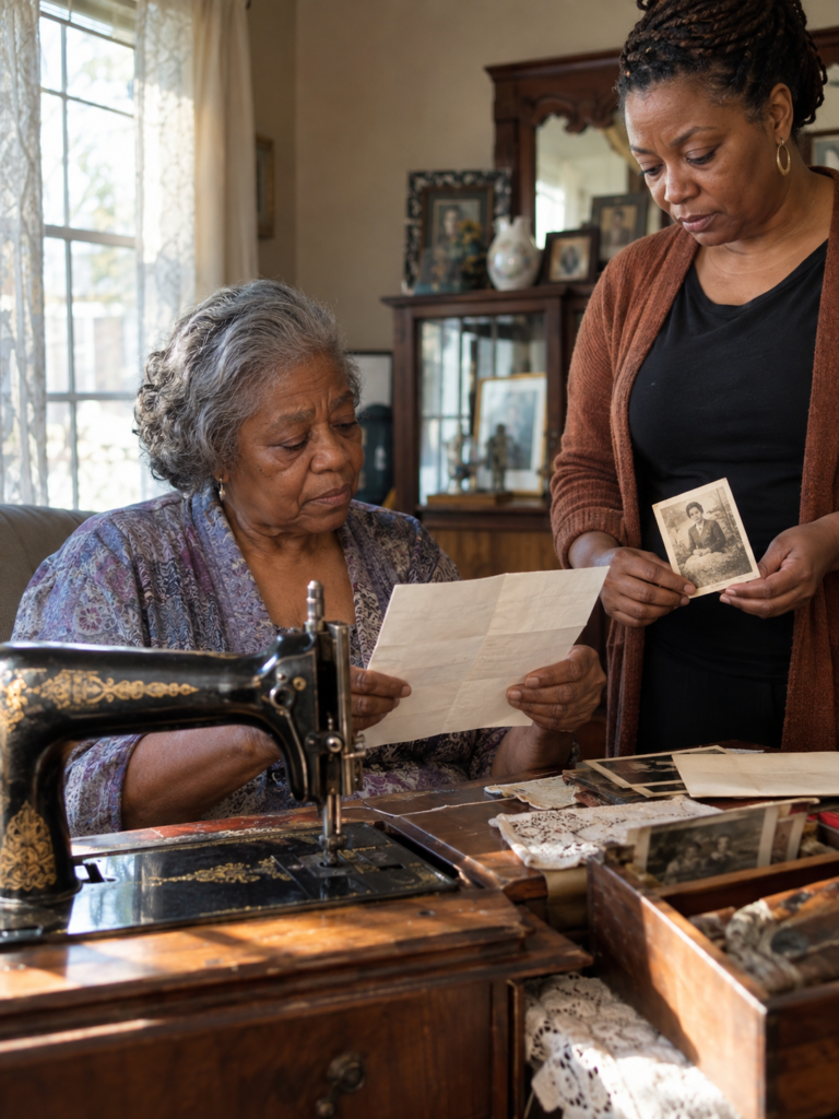 The Letter Hidden in the Sewing Machine – Black American emotional story
